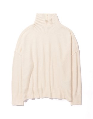 AE Long-Sleeve Mock Neck Sweater