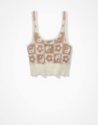Женские топы American Eagle AE Yin & Yang Knit Tank Top — фото 3
