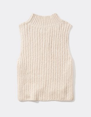 AE Mock Neck Sweater Tank Top