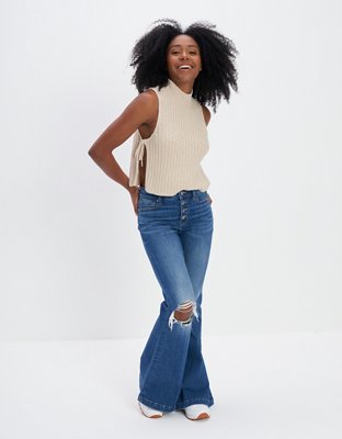 AE Mock Neck Sweater Tank Top