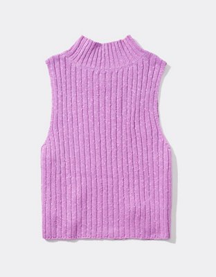 AE Mock Neck Sweater Tank Top