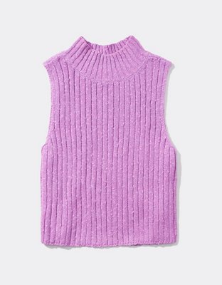 AE Mock Neck Sweater Tank Top