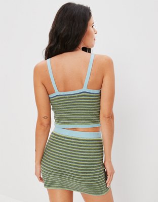 AE High Neck Sweater Tank Top