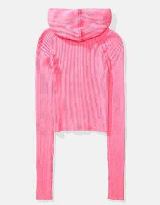 AE Cropped Zip-Up Sweater