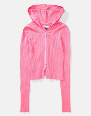 Женские свитеры American Eagle AE Cropped Zip-Up Sweater — фото 3