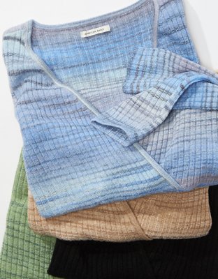 Женские свитеры American Eagle AE Wrap Front Sweater — фото 5