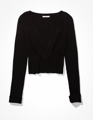 AE Wrap Front Sweater