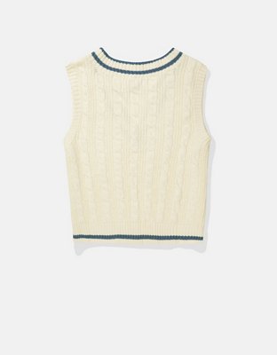 AE V-Neck Cable Vest