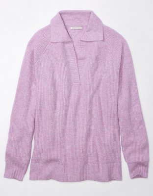 American eagle purple sweater sale