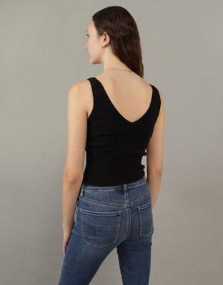 Женские свитеры American Eagle AE Ribbed Sweater Tank Top — фото 2