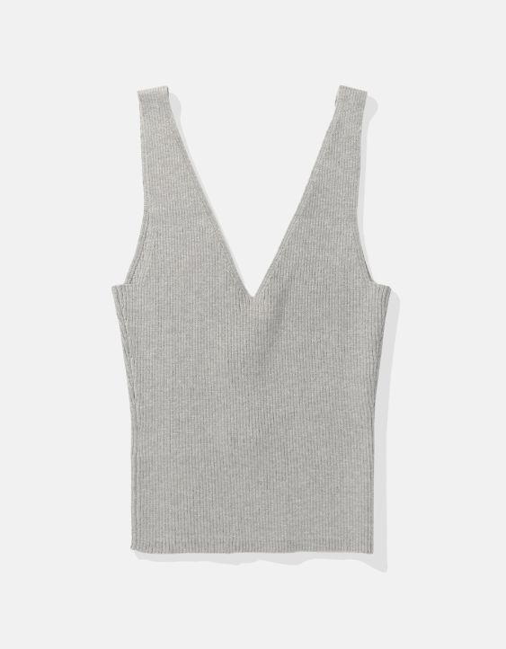 AE Ribbed Sweater Tank Top