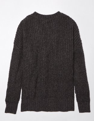 AE Whoa So Cozy Waffle V-Neck Sweater