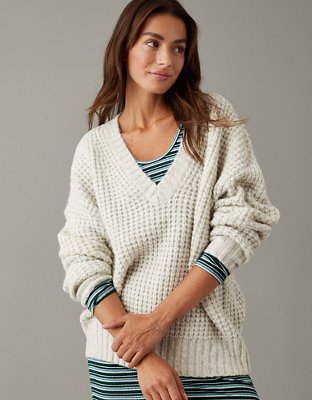 AE Whoa So Cozy Waffle V-Neck … curated on LTK