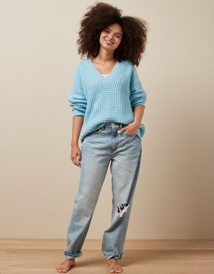 AE Whoa So Cozy Waffle V-Neck … curated on LTK