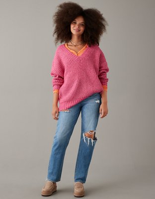 AE Whoa So Cozy Waffle V-Neck … curated on LTK