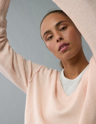 Женские свитеры American Eagle AE Whoa So Soft V-Neck Sweater — фото 7