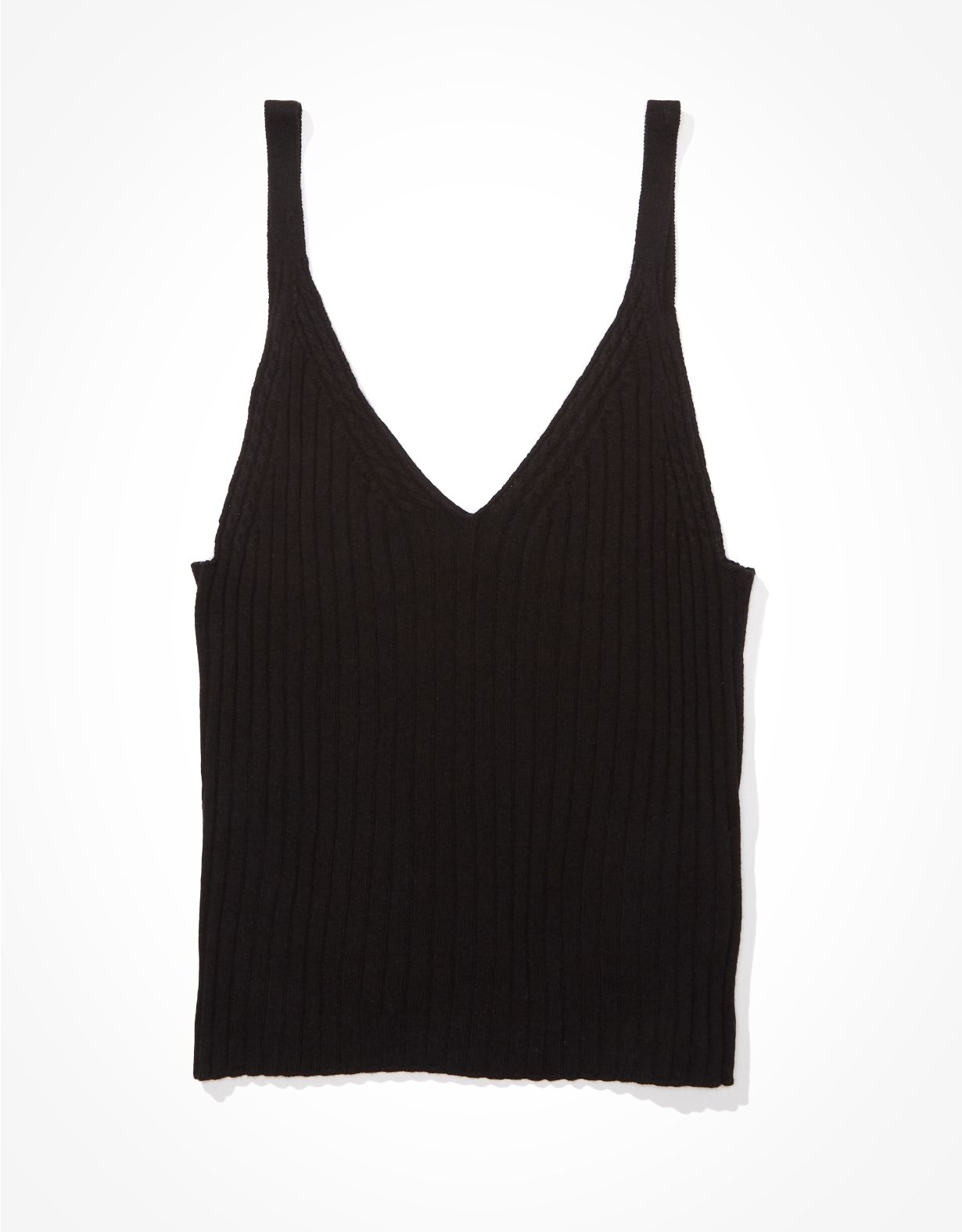 AE Cable Knit Sweater Tank Top