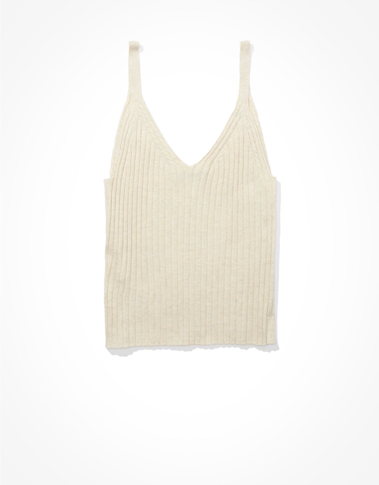 AE Cable Knit Sweater Tank Top