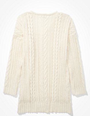 Женские свитеры American Eagle AE Cable Knit V-Neck Sweater — фото 4