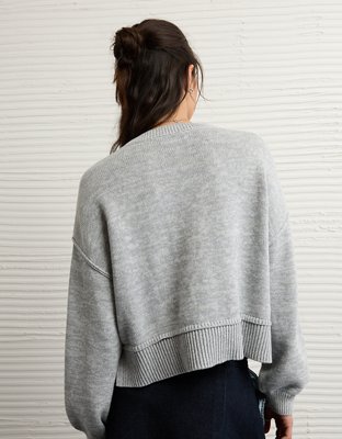 AE Oklahoma Sooners Cropped Sweater