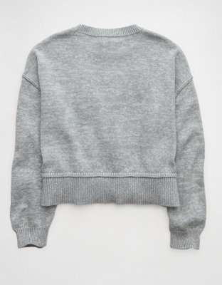 AE Georgia Bulldogs Cropped Sweater