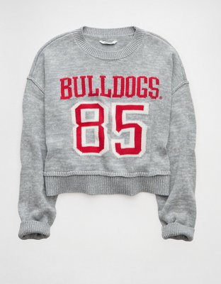 AE Georgia Bulldogs Cropped Sweater
