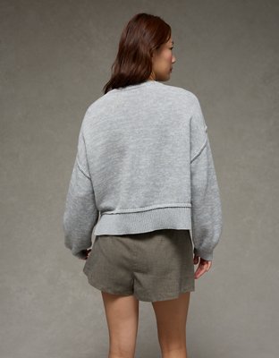 AE Georgia Bulldogs Cropped Sweater