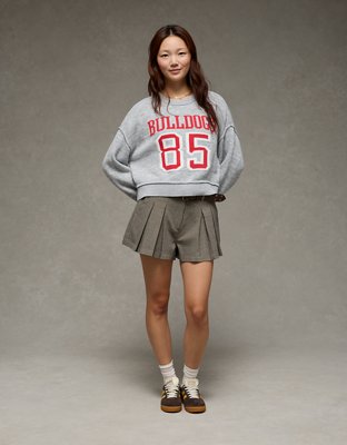 AE Georgia Bulldogs Cropped Sweater