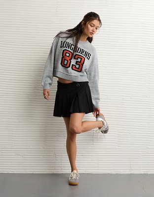 AE Texas Longhorns Cropped Sweater