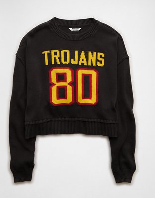 AE USC Trojans Cropped Sweater