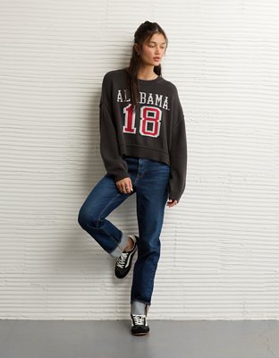 AE Alabama Crimson Tide Cropped Sweater