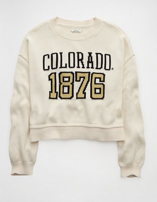 AE Colorado Buffaloes Cropped Sweater