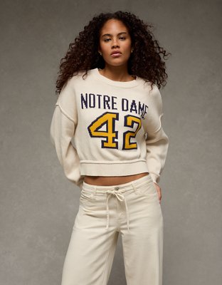 AE Notre Dame Cropped Sweater