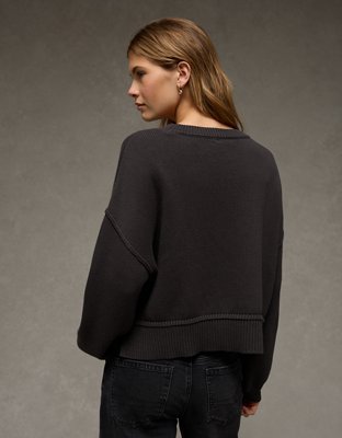 AE LSU Tigers Cropped Sweater