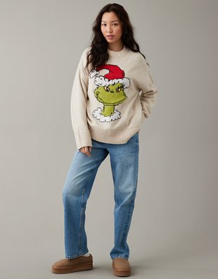 AE Grinch Holiday Sweater