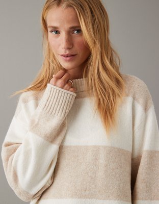 American eagle cream sweater hotsell