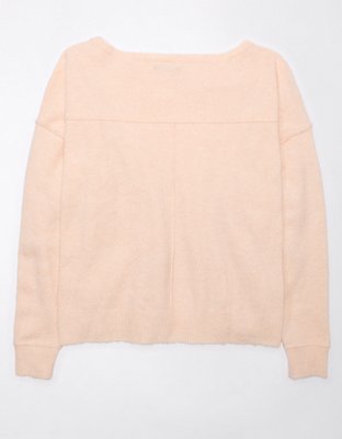 AE Whoa So Soft Ballet-Neck Sweater