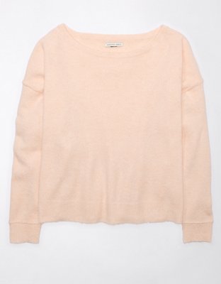 AE Whoa So Soft Ballet-Neck Sweater