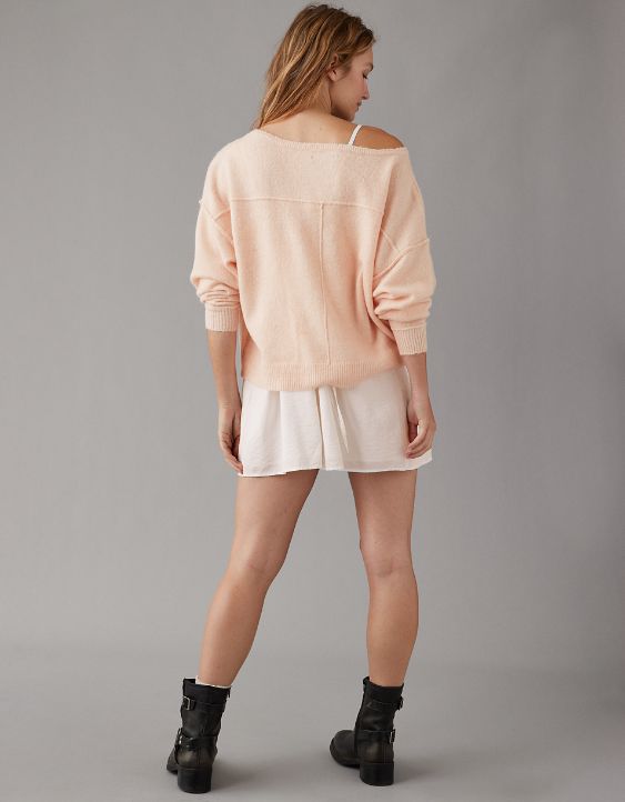 AE Whoa So Soft Ballet-Neck Sweater