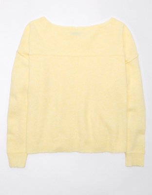 AE Whoa So Soft Ballet-Neck Sweater