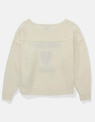 AE Whoa So Soft Ballet-Neck Sweater