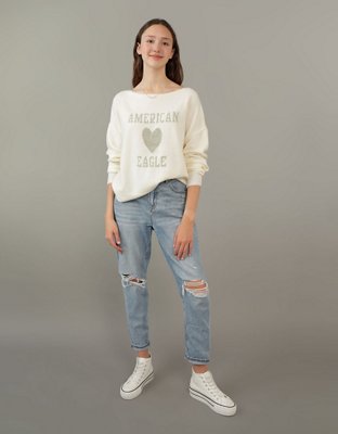 AE Whoa So Soft Ballet-Neck Sweater