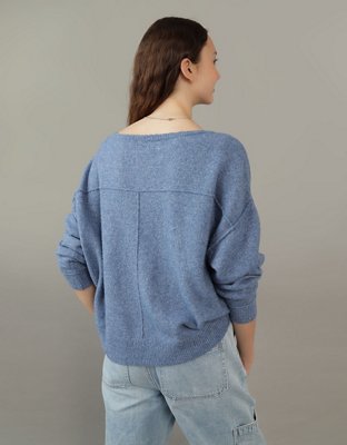 Женские свитеры American Eagle AE Whoa So Soft Ballet-Neck Sweater — фото 2