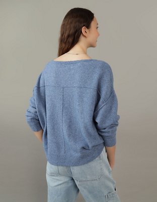 AE Whoa So Soft Ballet-Neck Sweater