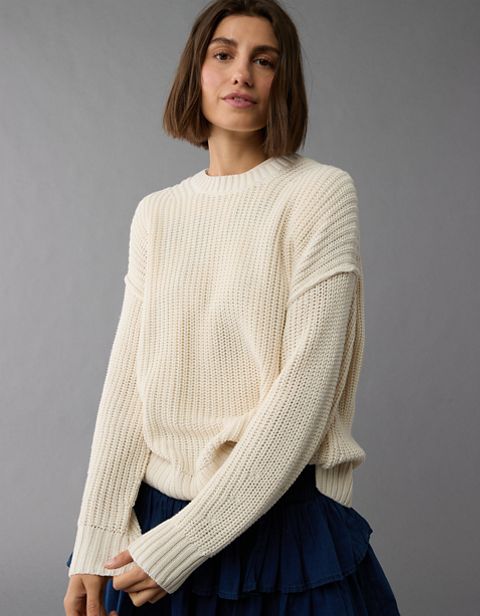 Женские свитеры American Eagle AE Long Weekend Pullover Sweater