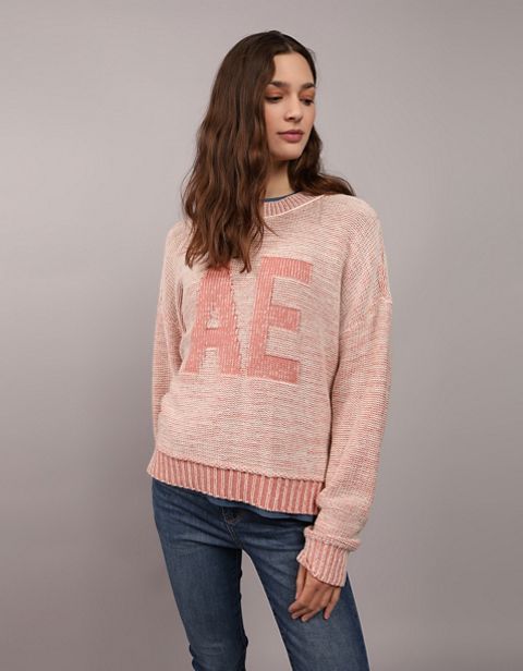 Женские свитеры American Eagle AE Crew Neck Pullover Sweater