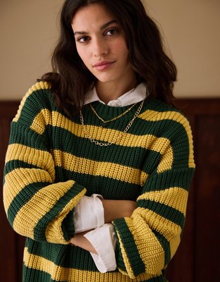 AE Striped Long Weekend Sweater