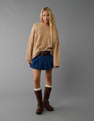 AE Whoa So Soft Cable Knit Sweater