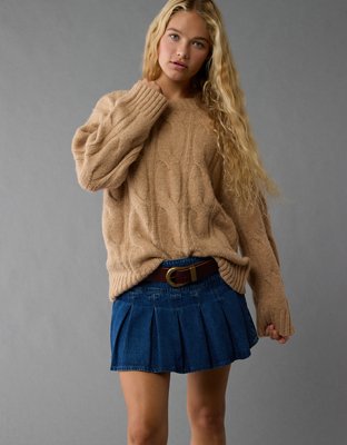 AE Whoa So Soft Cable Knit Sweater