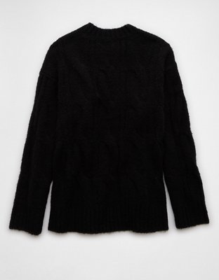 AE Whoa So Soft Suéter Tejido en Punto Trenzado